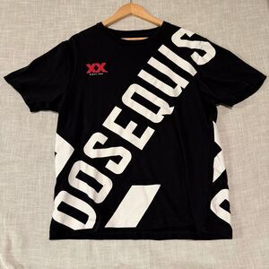Dos Equis Promo Tee Men’s XL Black & White Bold Logo Beer Shirt Y2K Streetwear